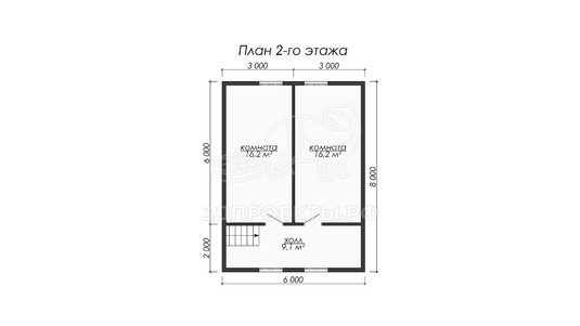 3d проект ДБW033 - планировка