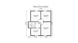 3d проект ДБW040 - планировка