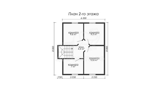 3d проект ДБW040 - планировка