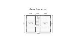 3d проект ДБW048 - планировка
