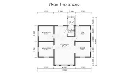 3d проект ДБW052 - планировка