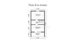 3d проект ДБW053 - планировка