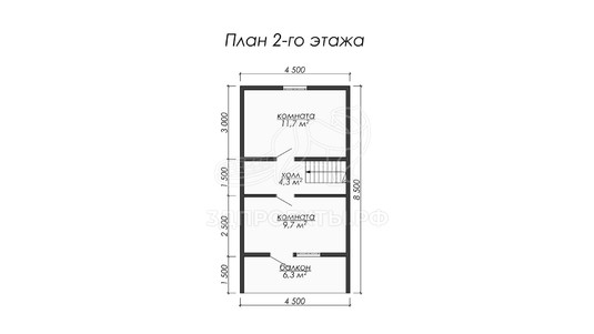 3d проект ДБW053 - планировка