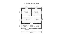 3d проект ДБW055 - планировка