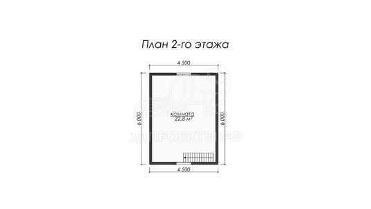 3d проект ДБW056 - планировка