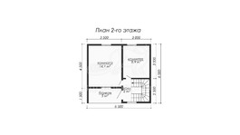 3d проект ДБW078 - планировка