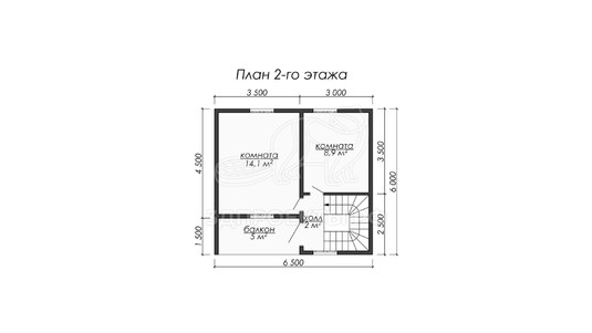 3d проект ДБW078 - планировка