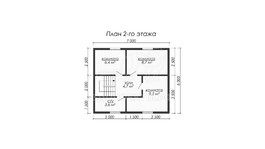 3d проект ДБW080 - планировка