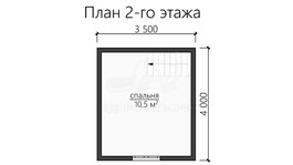 3d проект ДБW086 - планировка