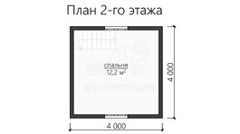 3d проект ДБW090 - планировка