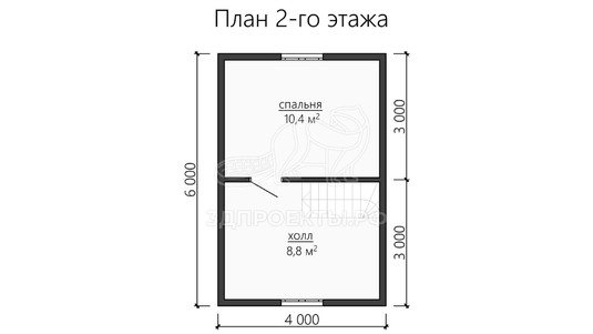 3d проект ДБW106 - планировка