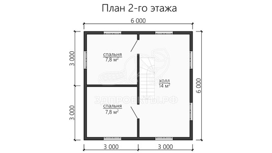 3d проект ДБW127 - планировка