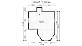 3d проект ДБW130 - планировка