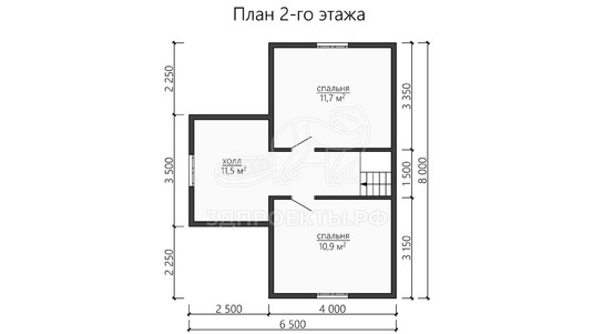 3d проект ДБW163 - планировка