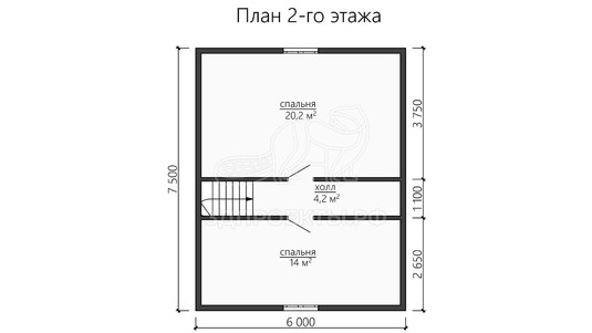 3d проект ДБW166 - планировка