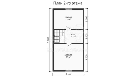 3d проект ДБW168 - планировка