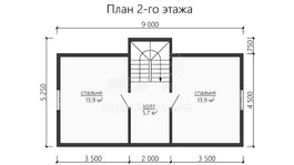 3d проект ДБW172 - планировка