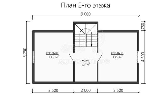 3d проект ДБW172 - планировка