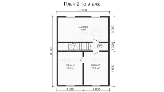 3d проект ДБW174 - планировка