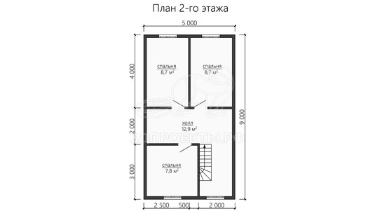 3d проект ДБW175 - планировка