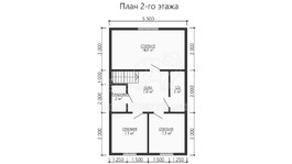 3d проект ДБW178 - планировка