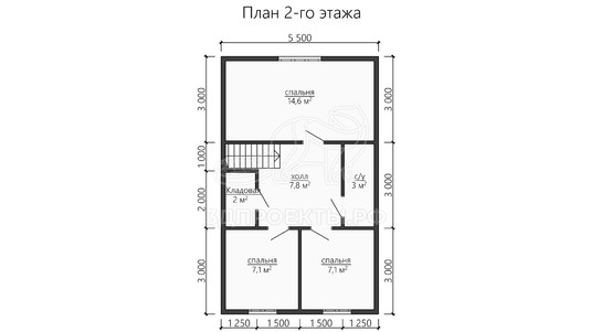 3d проект ДБW178 - планировка