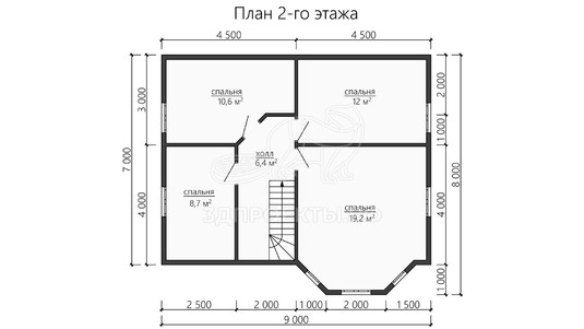 3d проект ДБW182 - планировка