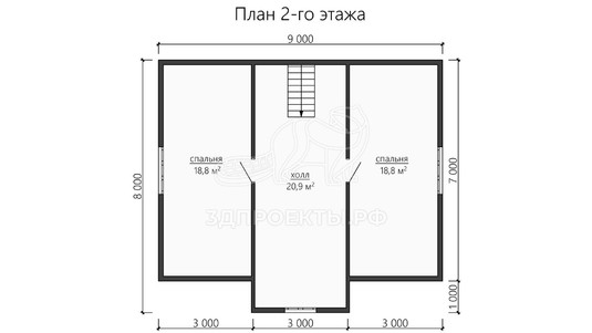3d проект ДБW187 - планировка