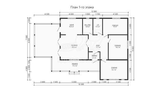 3d проект ДБW189 - планировка