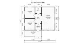 3d проект ДБW192 - планировка