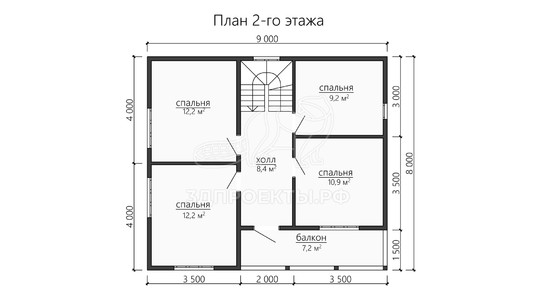 3d проект ДБW195 - планировка