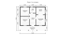 3d проект ДБW201 - планировка
