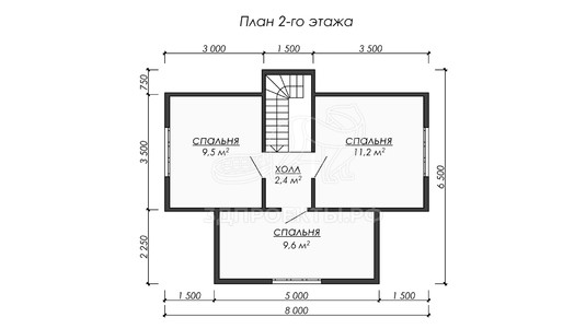 3d проект ДБW228 - планировка