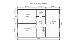 3d проект ДБW231 - планировка