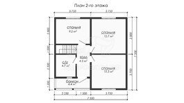 3d проект ДБW232 - планировка