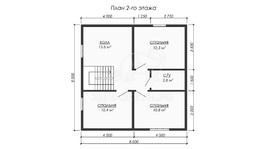 3d проект ДБW239 - планировка