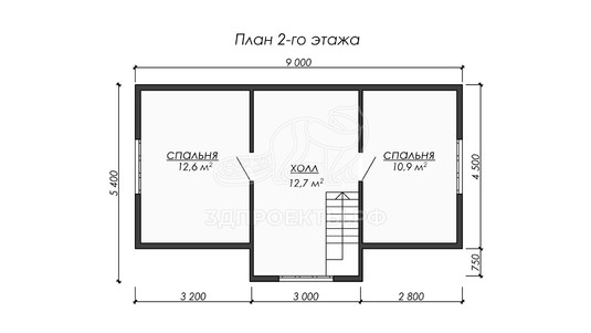 3d проект ДБW240 - планировка