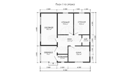 3d проект ДБW244 - планировка