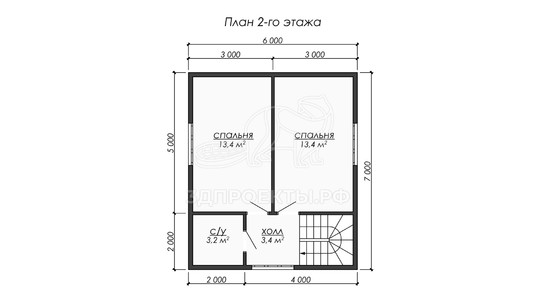 3d проект ДБW259 - планировка