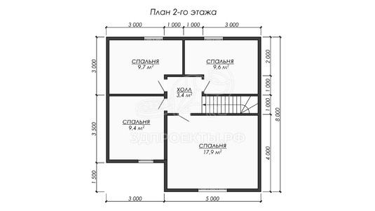 3d проект ДБW261 - планировка