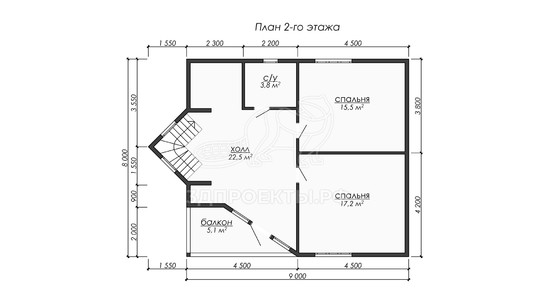 3d проект ДБW273 - планировка