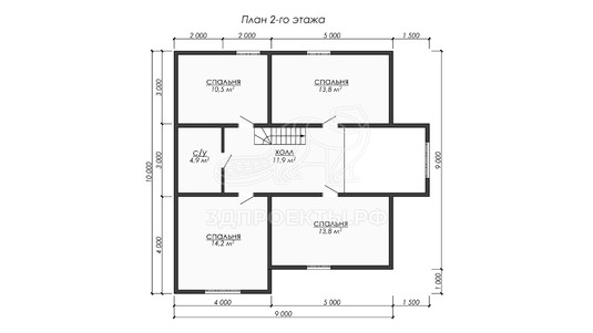 3d проект ДБW274 - планировка