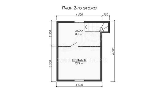 3d проект ДБW277 - планировка