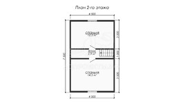 3d проект ДБW284 - планировка