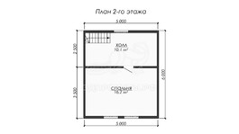3d проект ДБW285 - планировка
