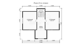 3d проект ДБW286 - планировка