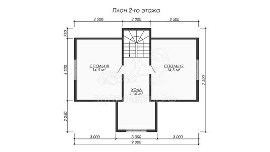 3d проект ДБW286 - планировка