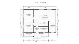 3d проект ДБW290 - планировка