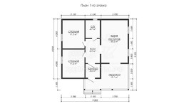 3d проект ДБW294 - планировка