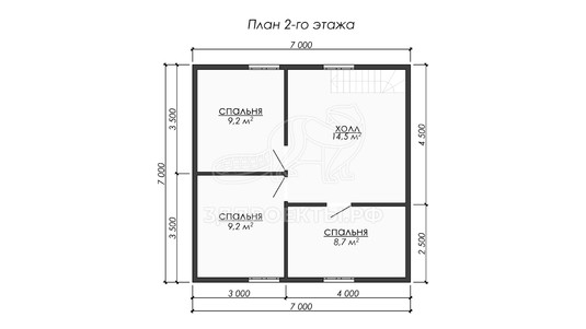 3d проект ДБW298 - планировка